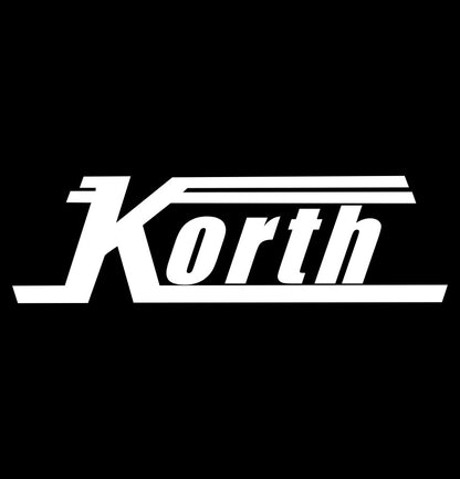 Korth decal, firearm decal, car decal sticker