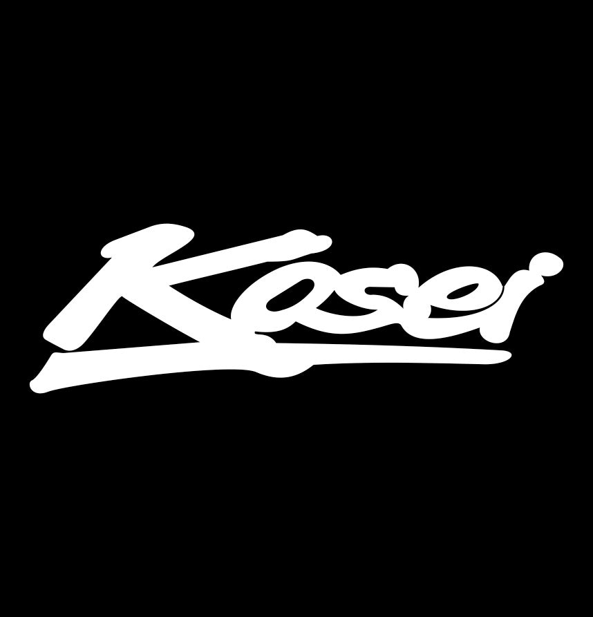 Kosei Wheels decal, performance car decal sticker