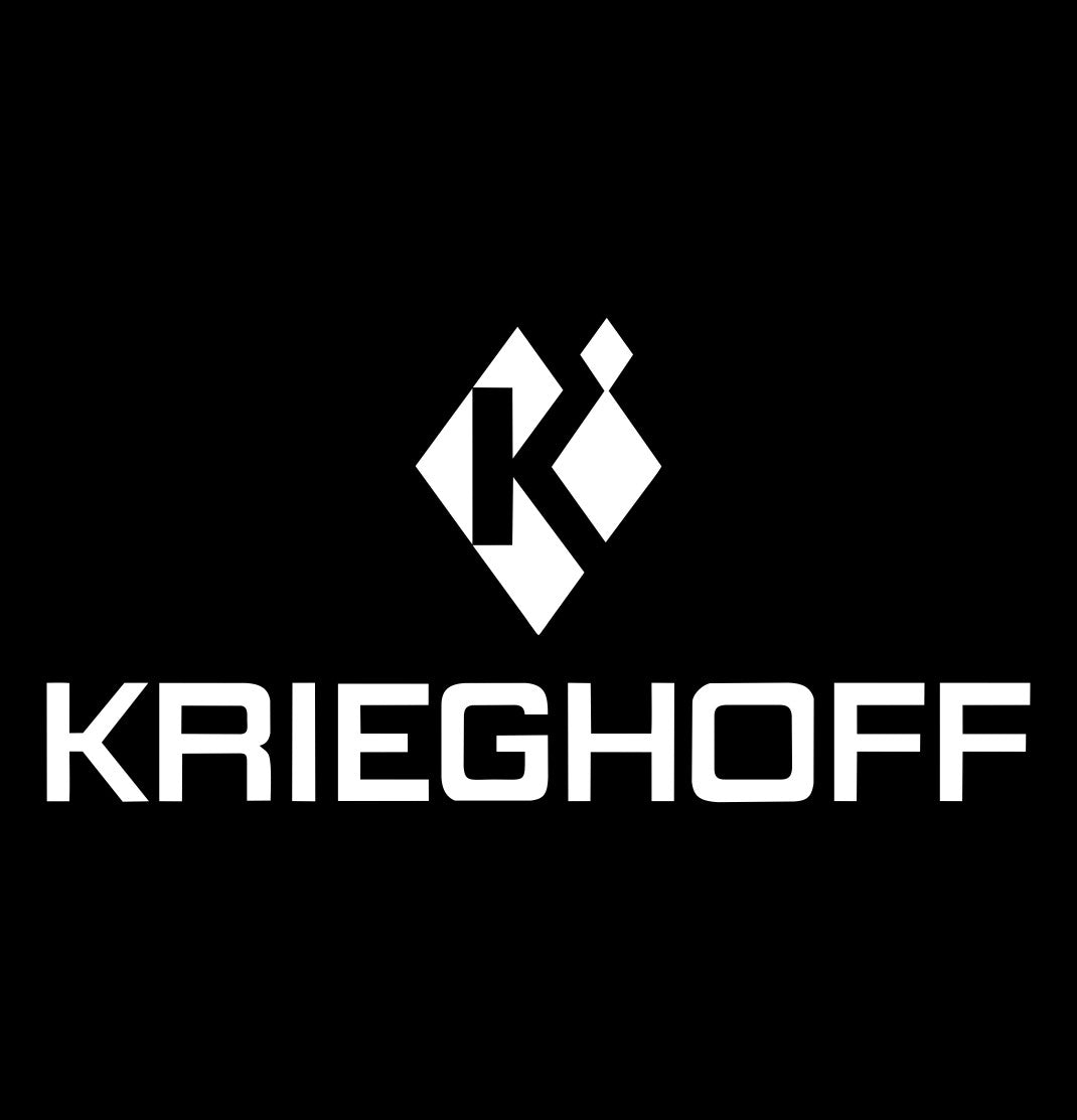 Krieghoff decal, firearm decal, car decal sticker