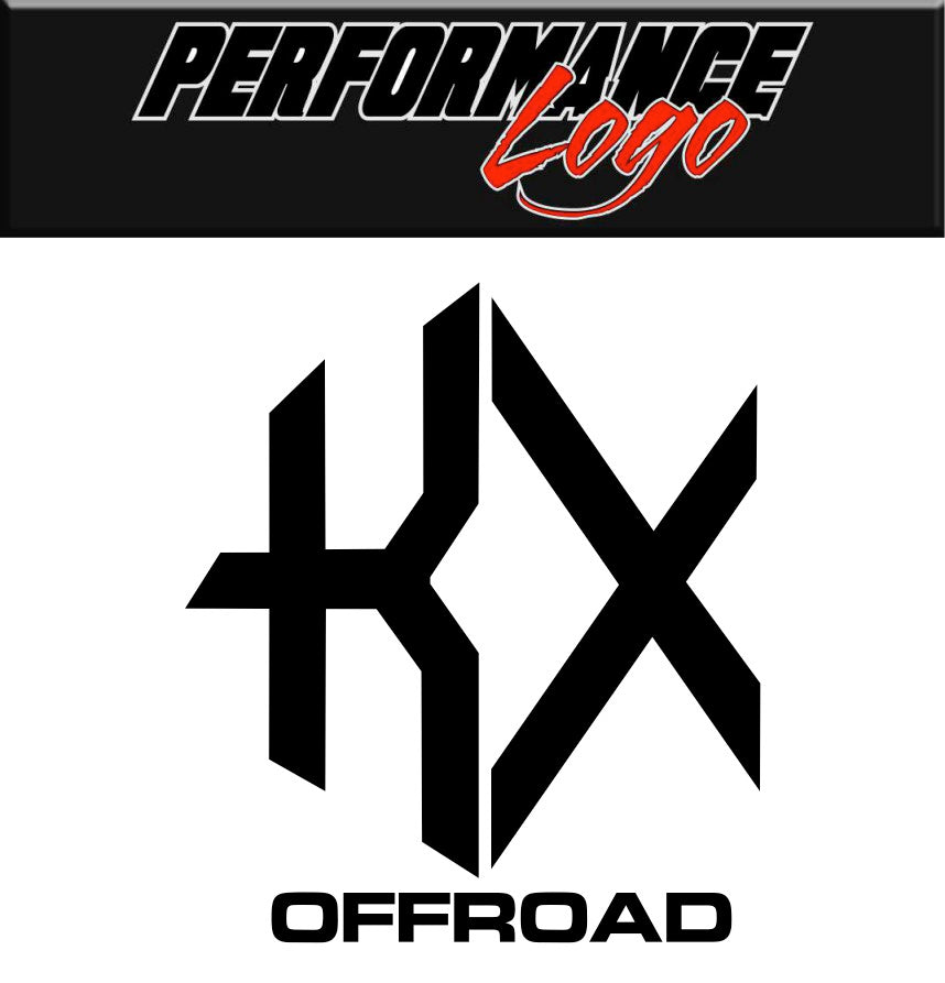 KX Wheels decal, performance car decal sticker