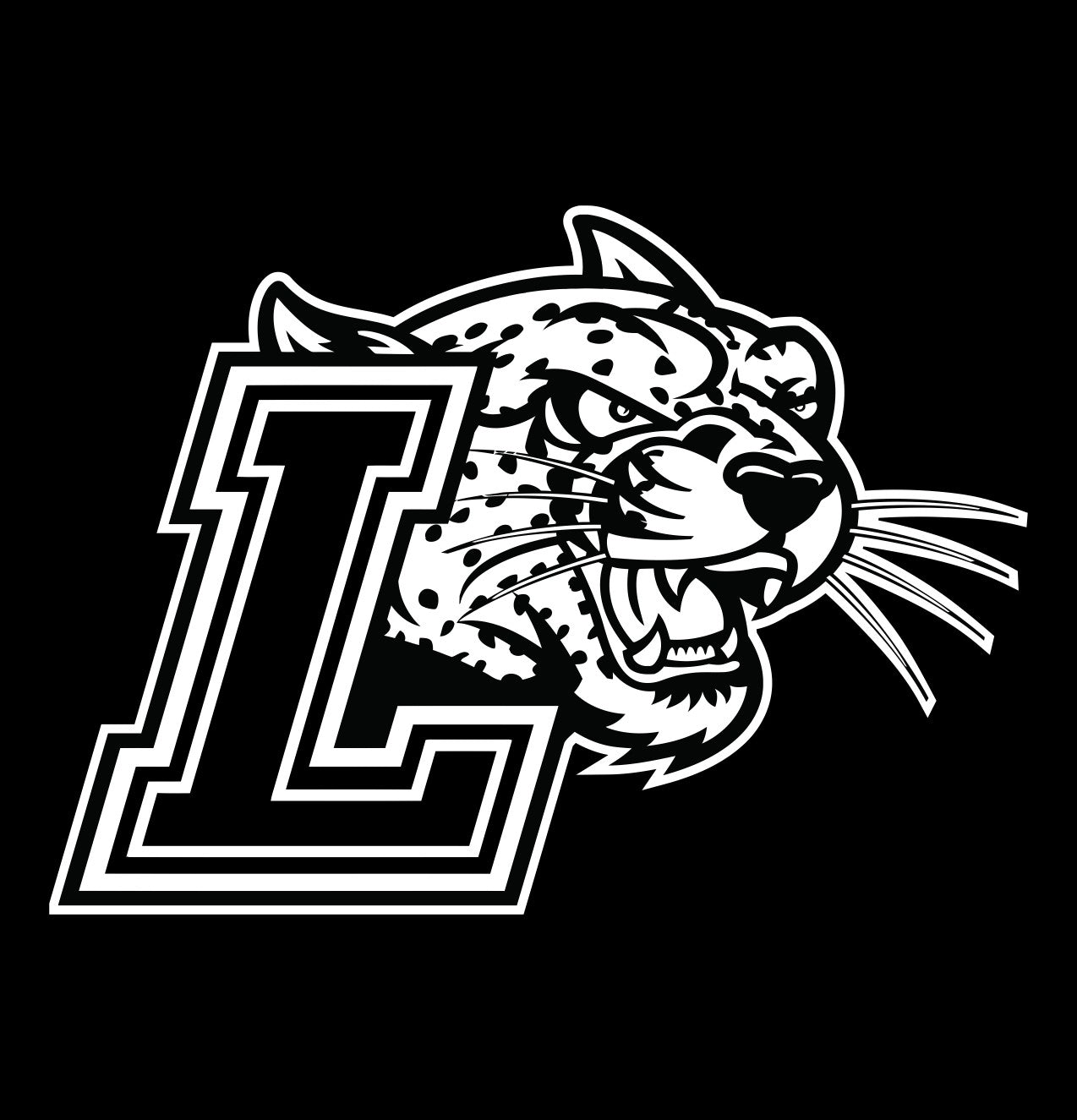 Lafayette Leopards decal, car decal sticker, college football