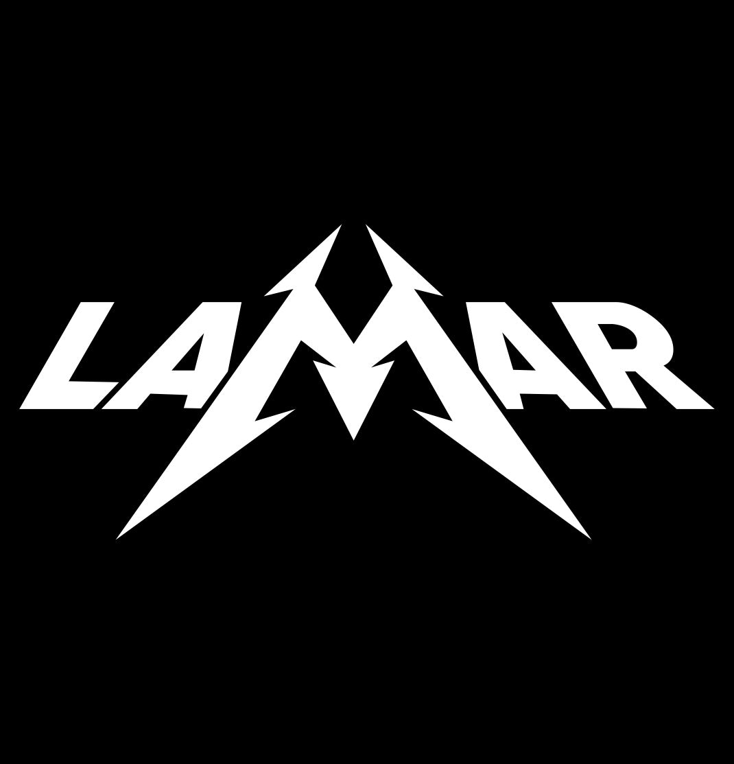 Lamar Snowboards decal, ski snowboard decal, car decal sticker