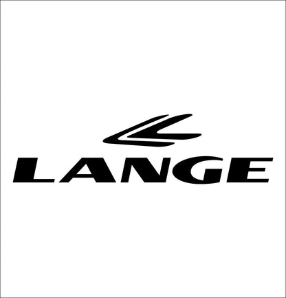 Lange Boots decal, ski snowboard decal, car decal sticker