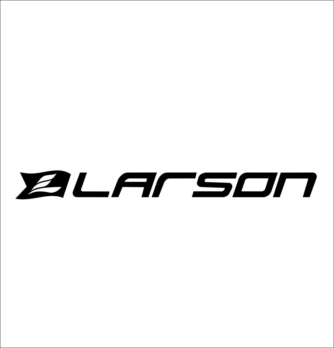 larson boats decal, car decal, hunting fishing sticker