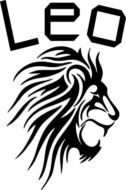 leo 2 zodiac decal - North 49 Decals