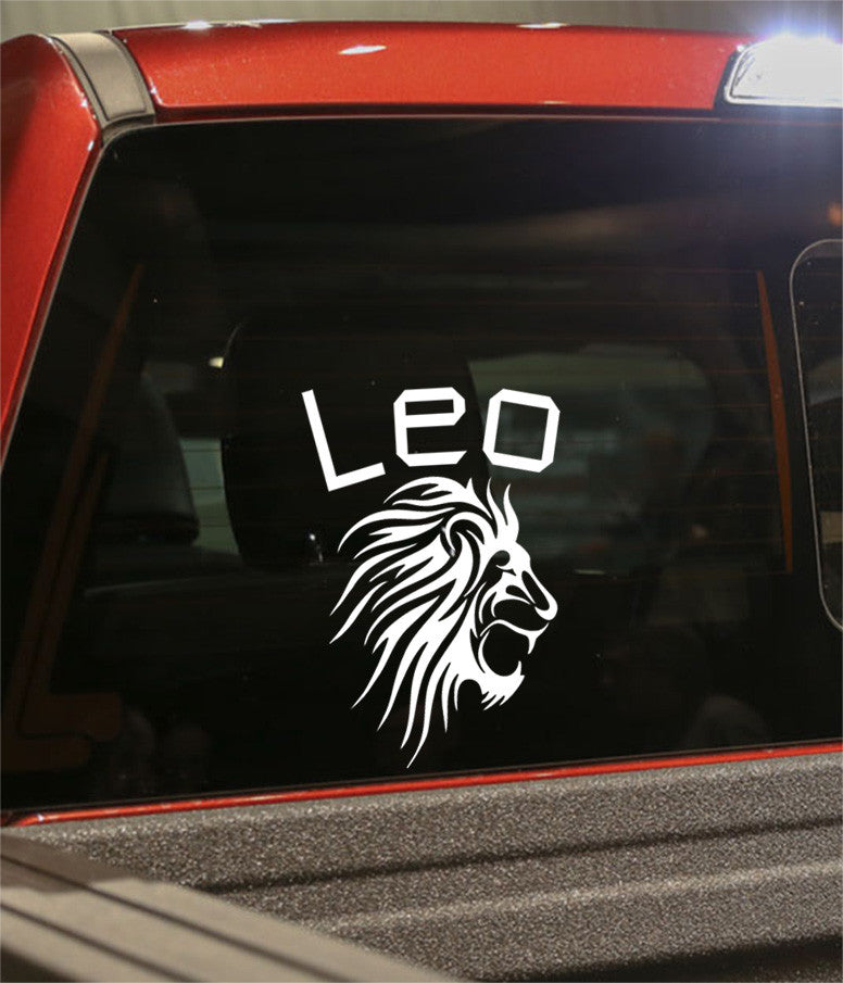 leo 2 zodiac decal - North 49 Decals