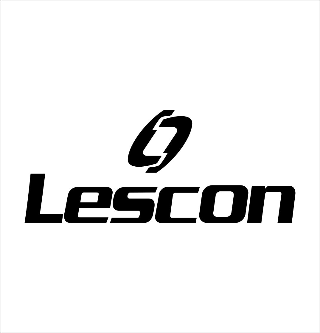 lescon decal, car decal sticker