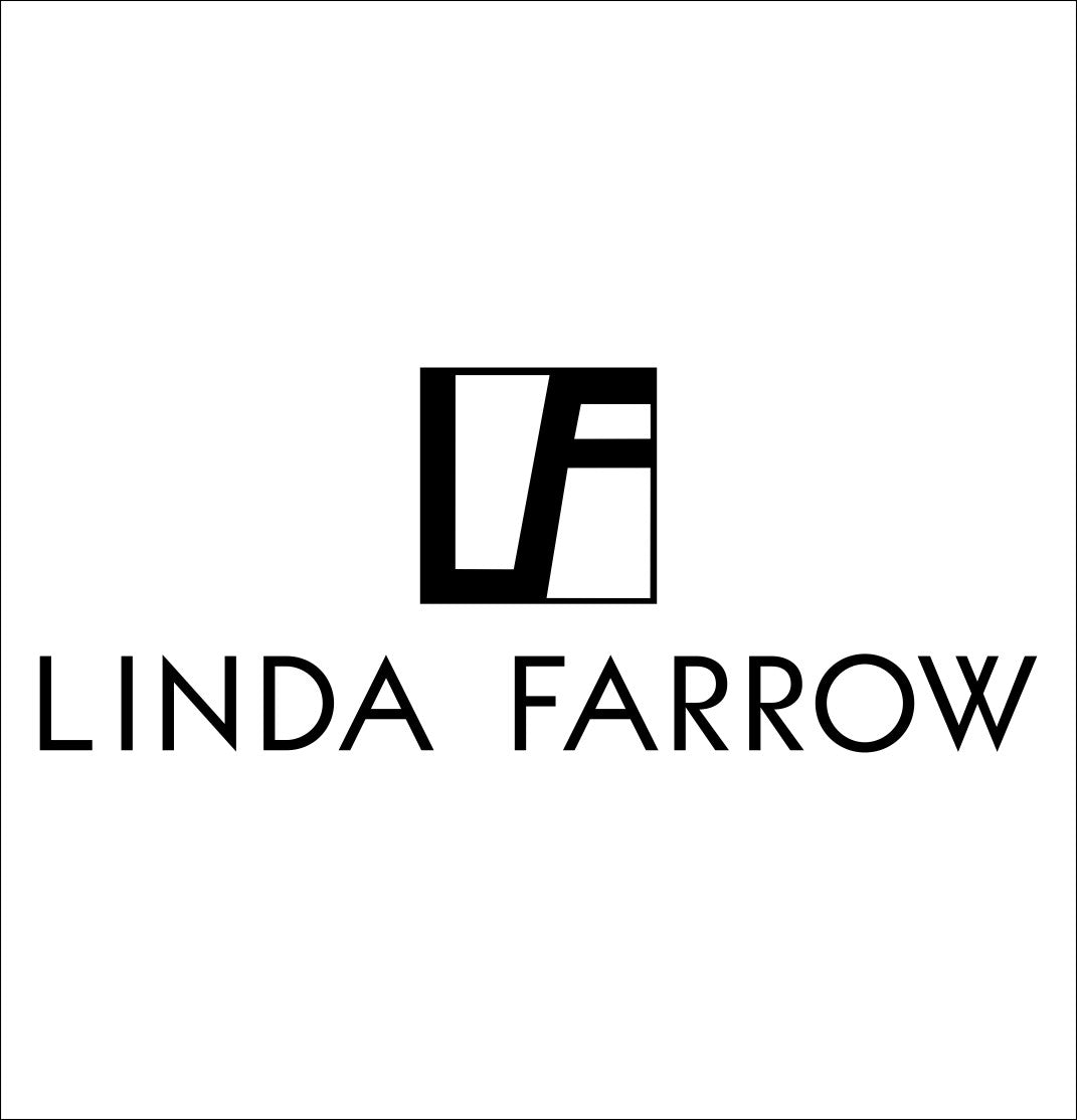 Linda Farrow decal, car decal sticker