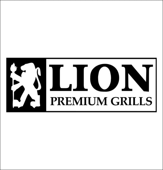 Lion Grills decal, barbecue, smoker decals, car decal