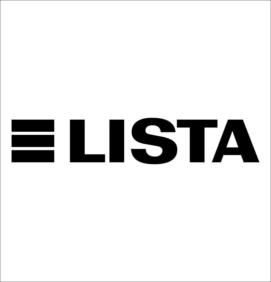 lista decal, car decal sticker