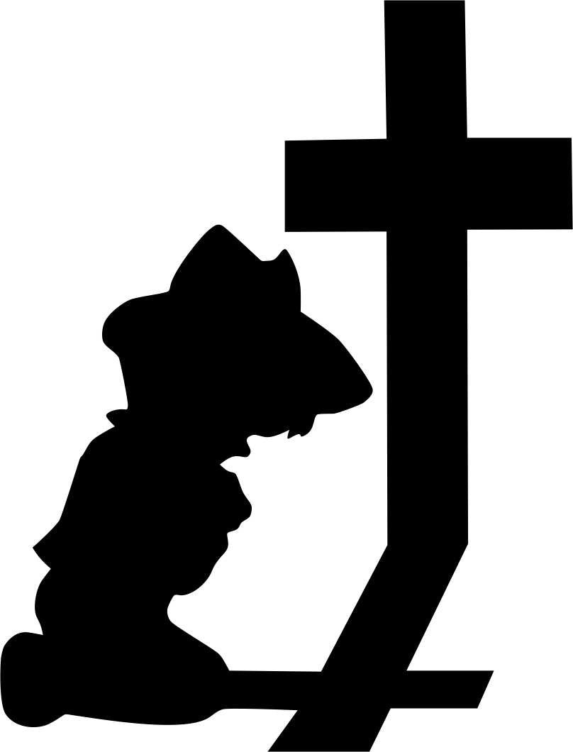 little cowboy praying religious decal - North 49 Decals