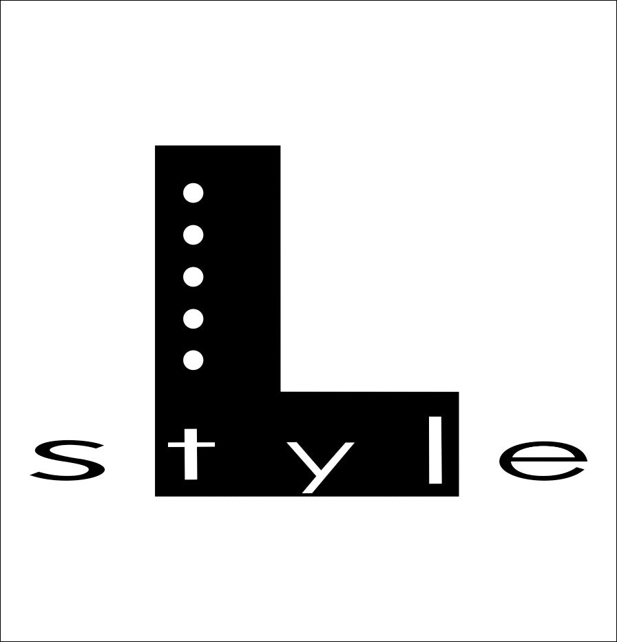 L Style decal, darts decal, car decal sticker