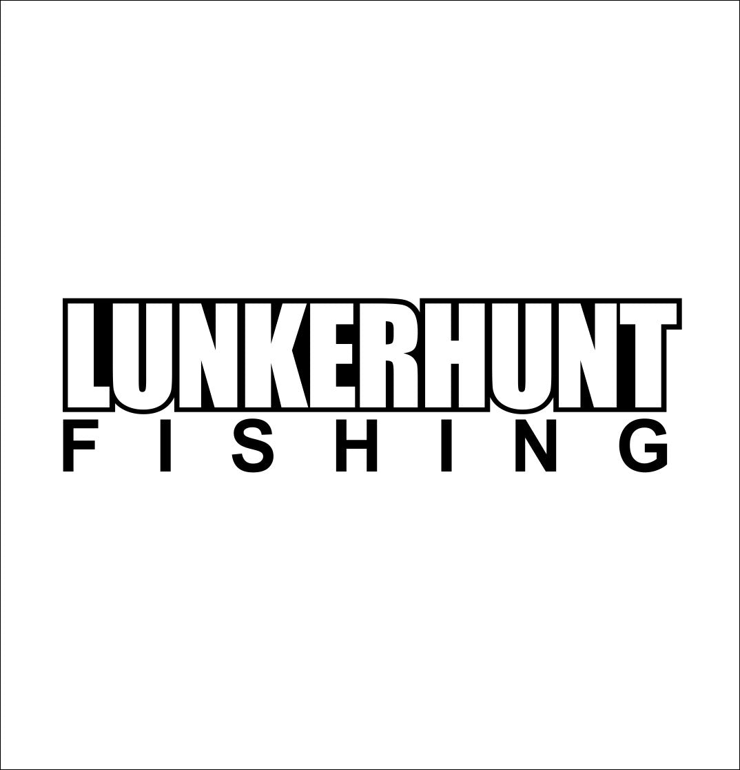 Lunkerhunt Fishing decal, sticker, hunting fishing decal