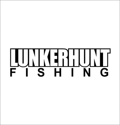 Lunkerhunt Fishing decal, sticker, hunting fishing decal