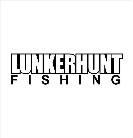 Lunkerhunt Fishing decal, sticker, hunting fishing decal