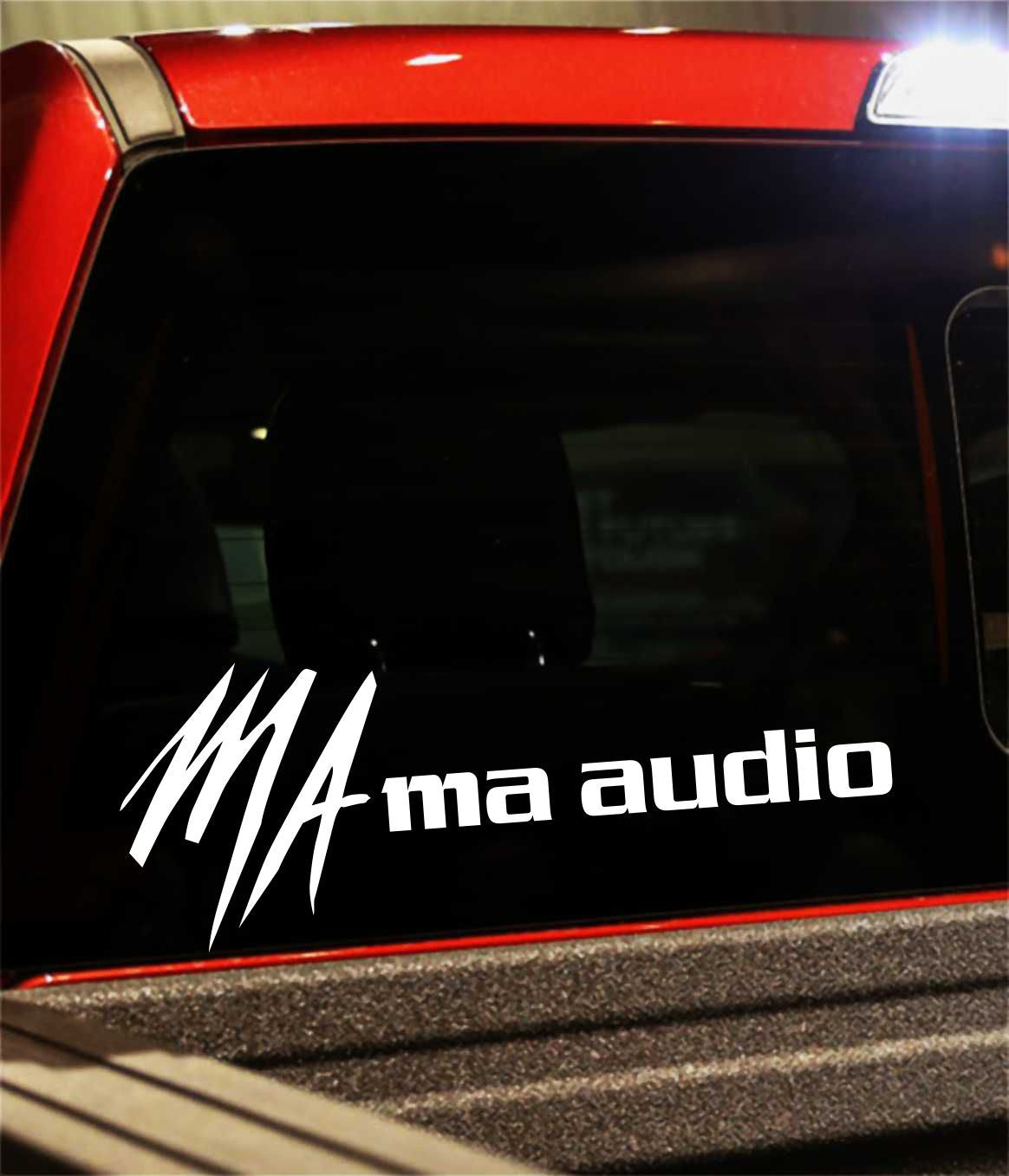 Mac Audio decal, sticker, audio decal