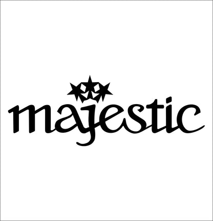 Majestic Percussion decal, music instrument decal, car decal sticker