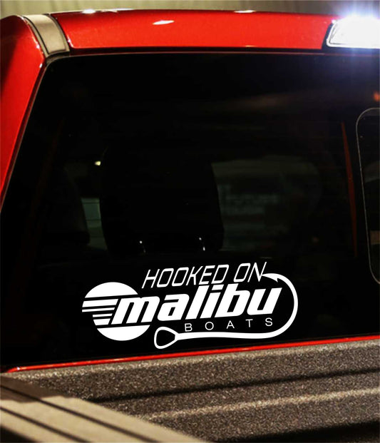 malibu boats decal, car decal, fishing sticker