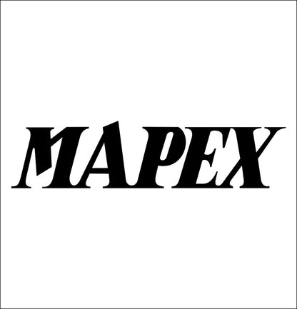 Mapex decal, music instrument decal, car decal sticker