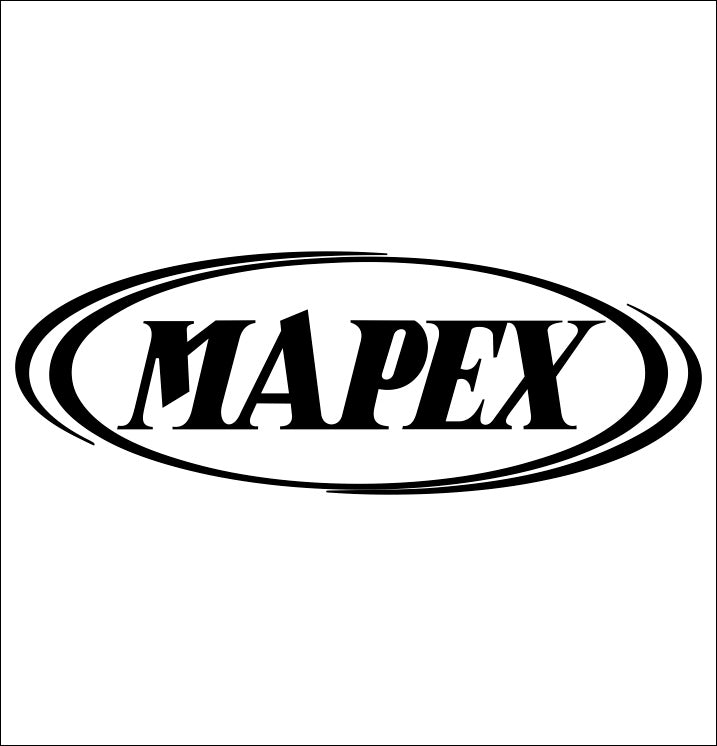 Mapex decal, music instrument decal, car decal sticker