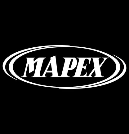 Mapex decal, music instrument decal, car decal sticker