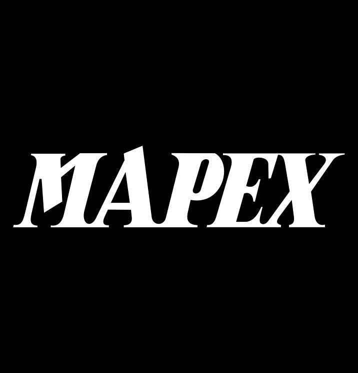 Mapex decal, music instrument decal, car decal sticker