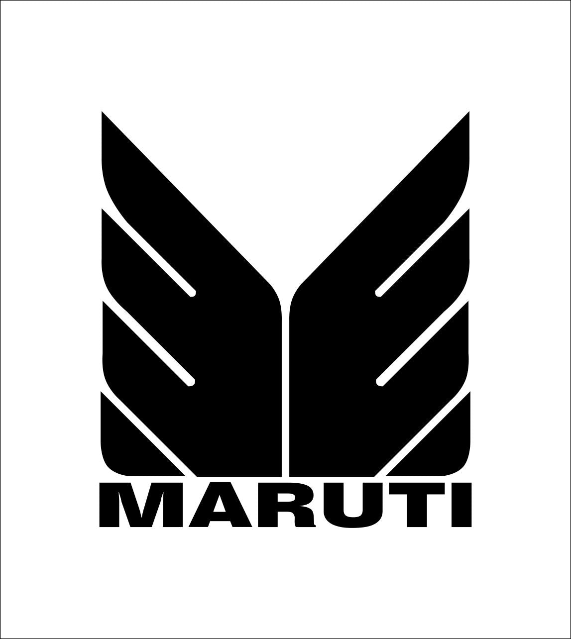 Maruti decal, sticker, car decal