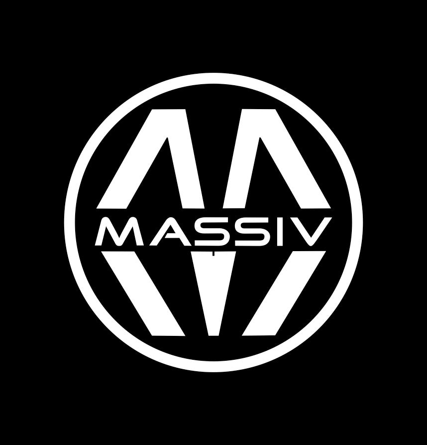 Massiv Wheels decal, performance car decal sticker