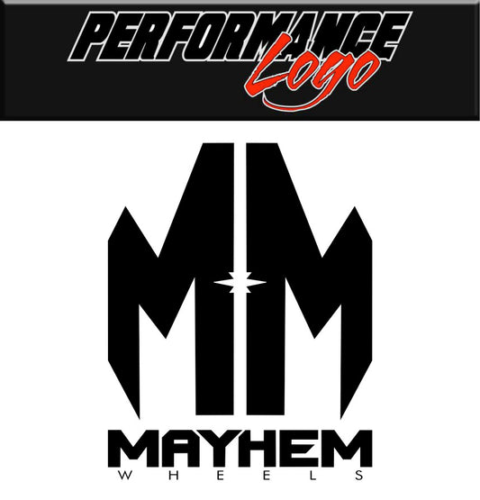 Mayhem Wheels decal B