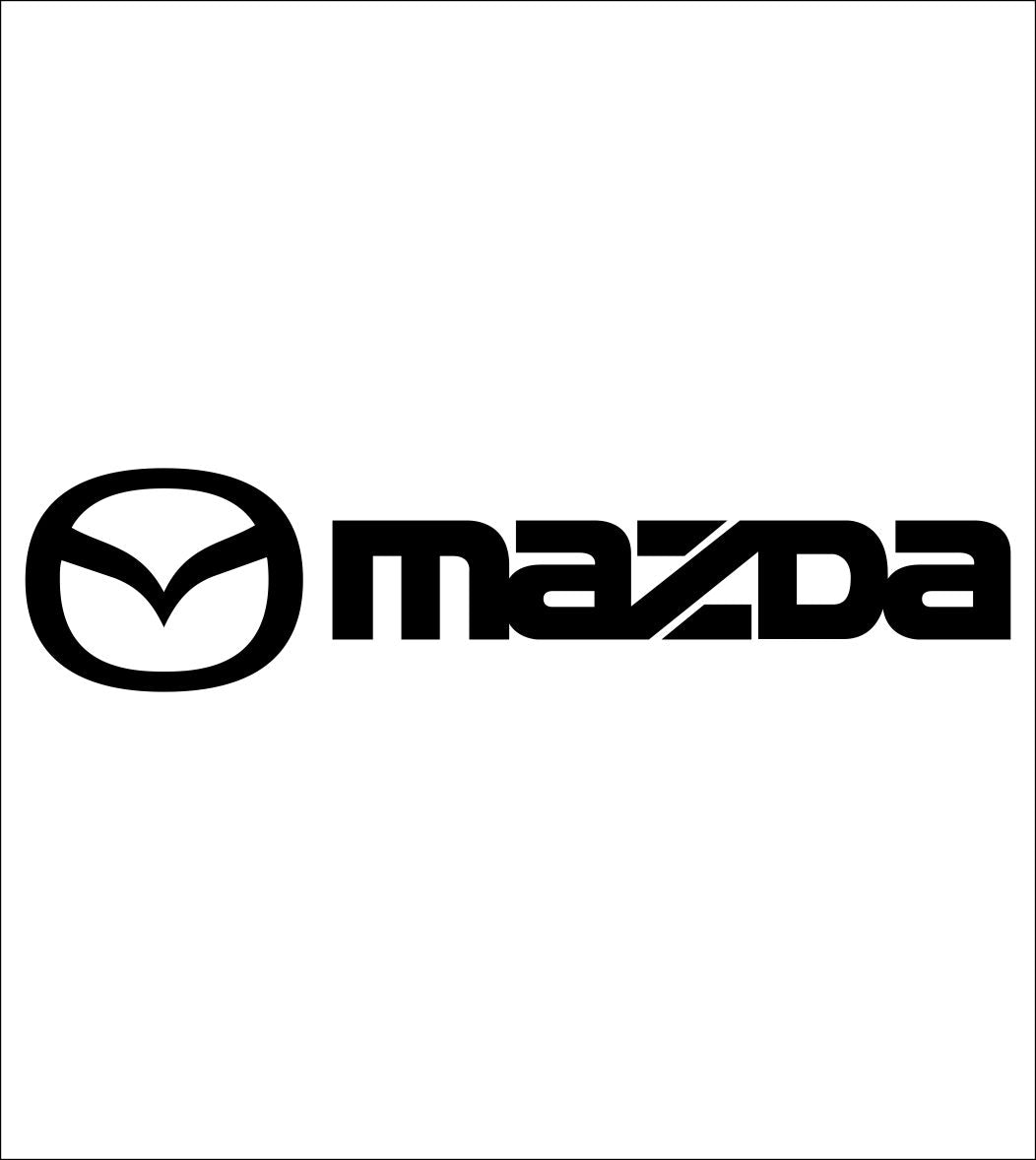 Mazda decal, sticker, car decal