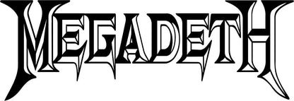 megadeth band decal - North 49 Decals