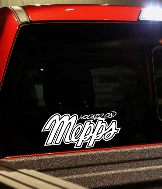 mepps decal, car decal, fishing sticker