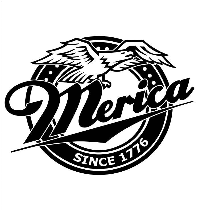 Merica Eagle decal