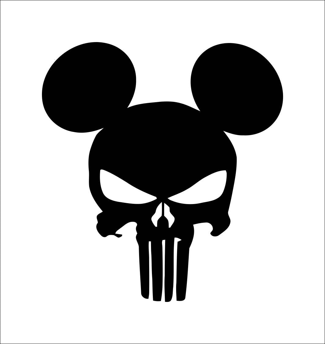 Mickey Punisher decal B