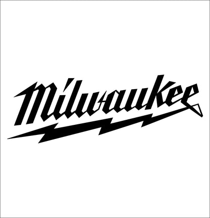 milwaukee tool decal, car decal sticker