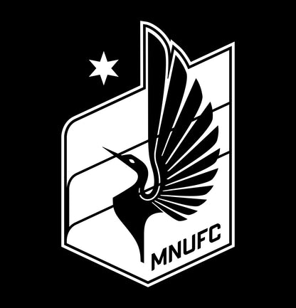 Minnesota United decal, car decal sticker