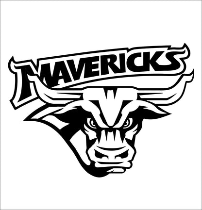 Minnesota State Mavericks decal, car decal sticker, college football