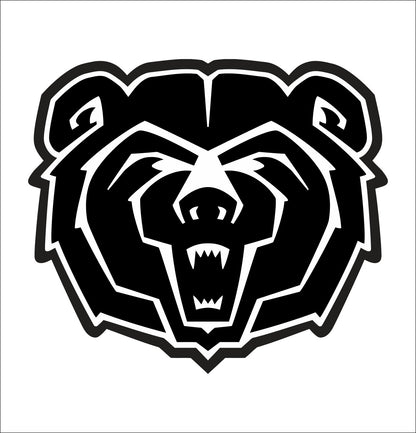 Missouri State Bears decal, car decal sticker, college football