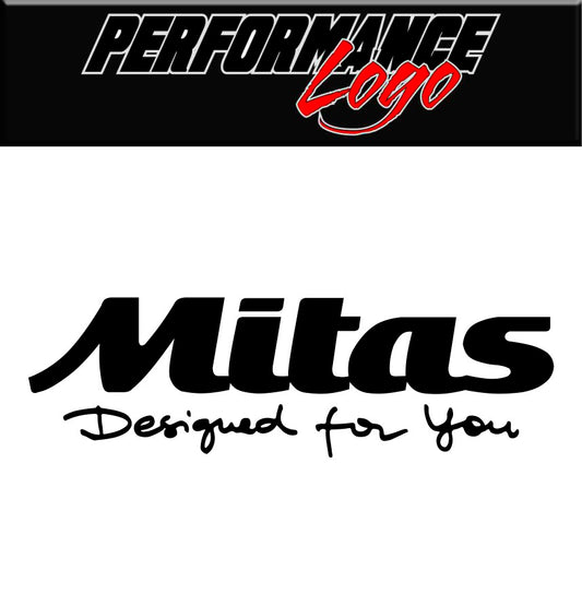 Mitas Tire decal, performance car decal sticker