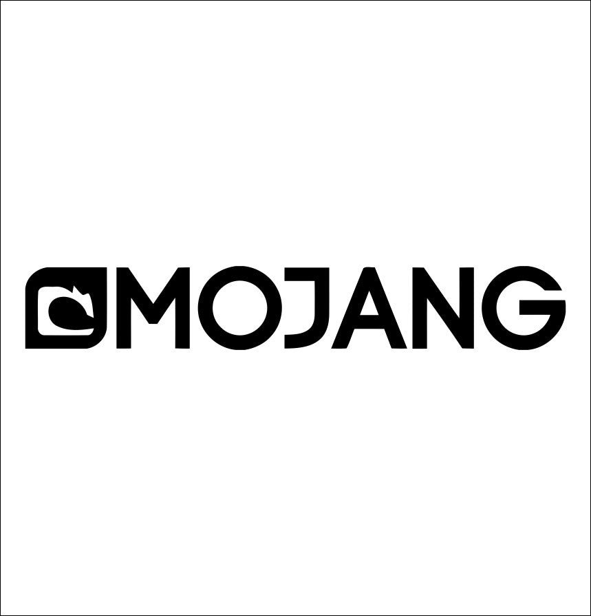 Mojang decal, video game decal, sticker, car decal