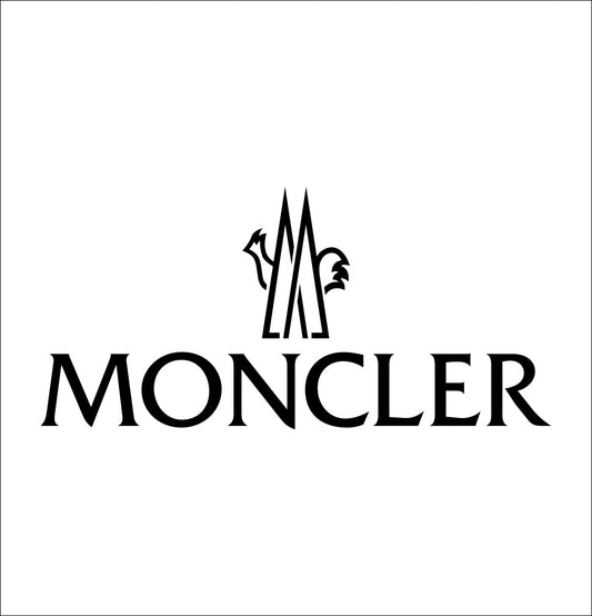 moncler decal, car decal sticker