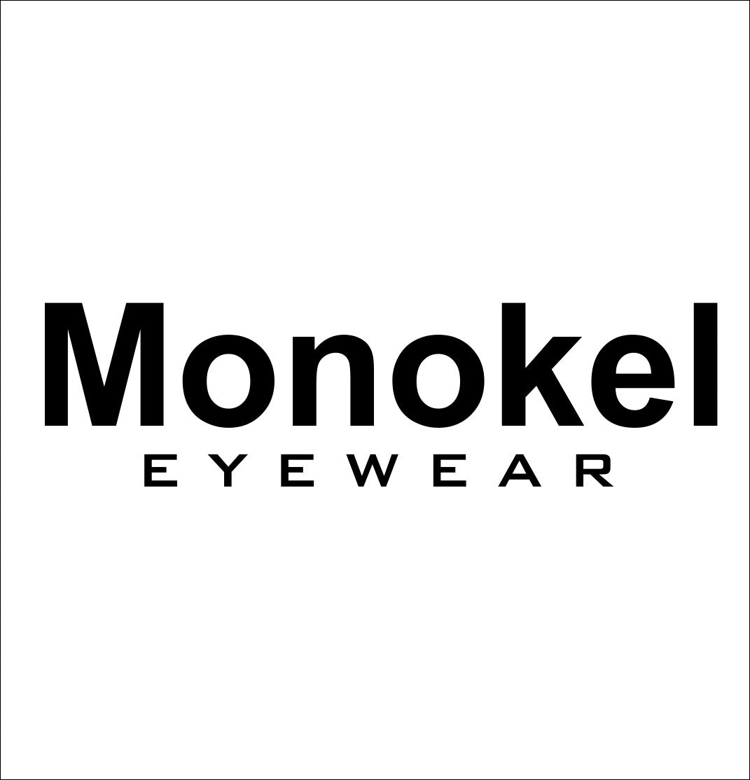 Monokel decal, car decal sticker