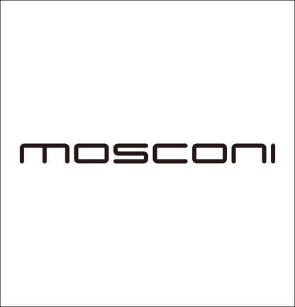 mosconi decal, audio decal, sticker