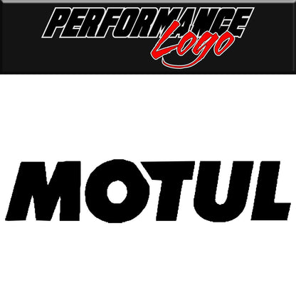 Motul decal, performance decal, sticker