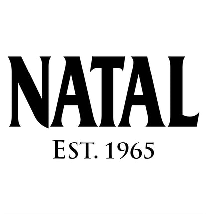 Natal Drums decal, music instrument decal, car decal sticker