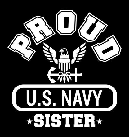 Proud US Navy Sister decal