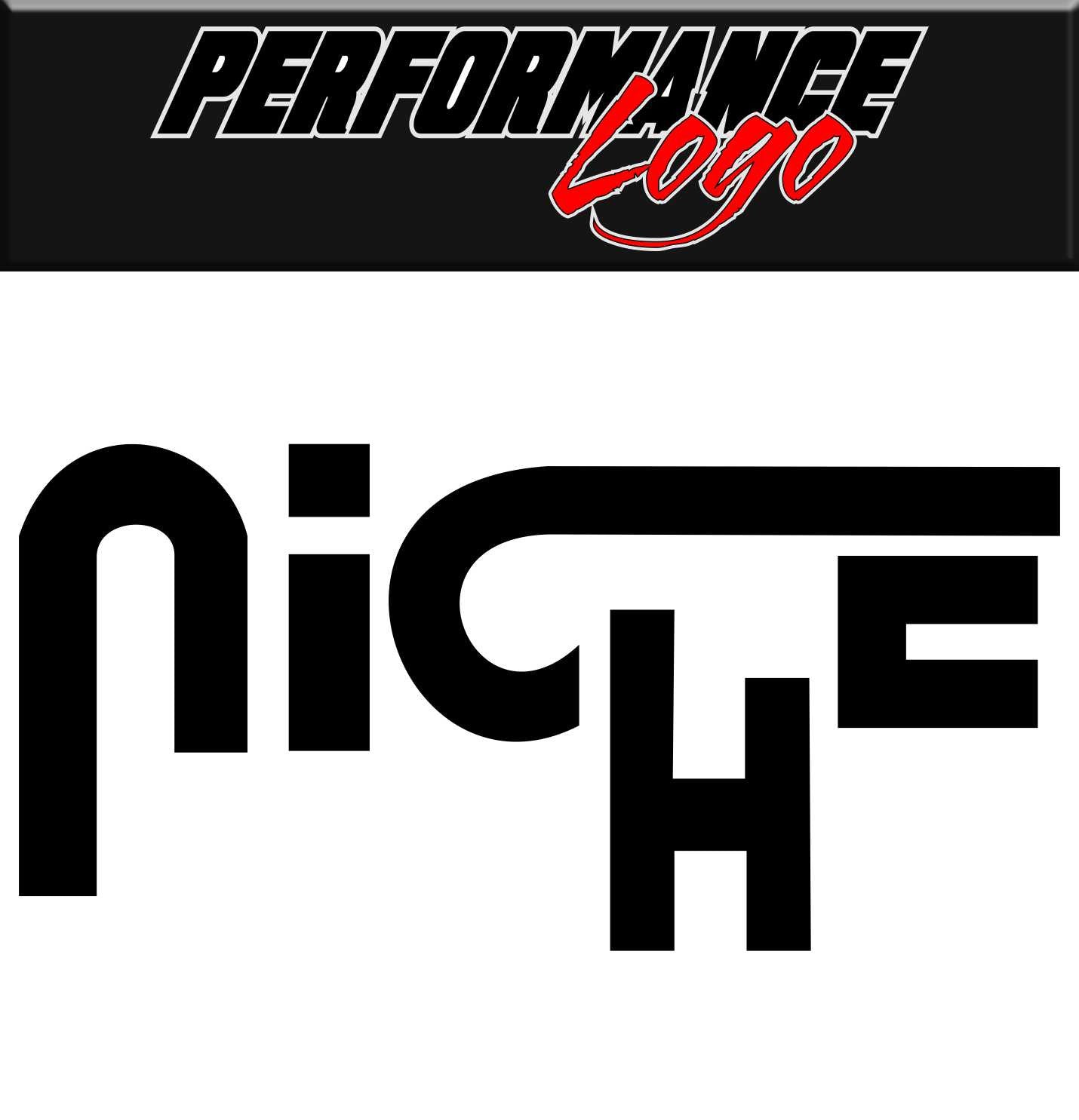 Niche decal, performance decal, sticker