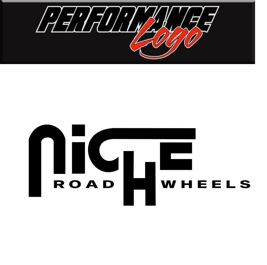 Niche decal, performance car decal sticker