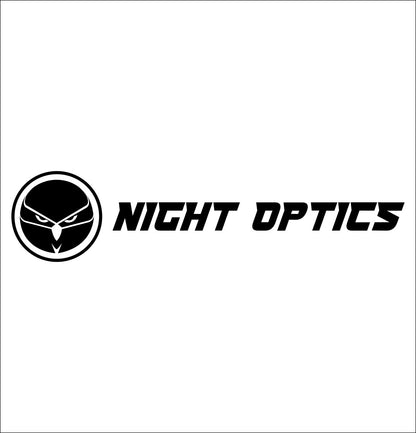 Night Optics decal, fishing hunting car decal sticker