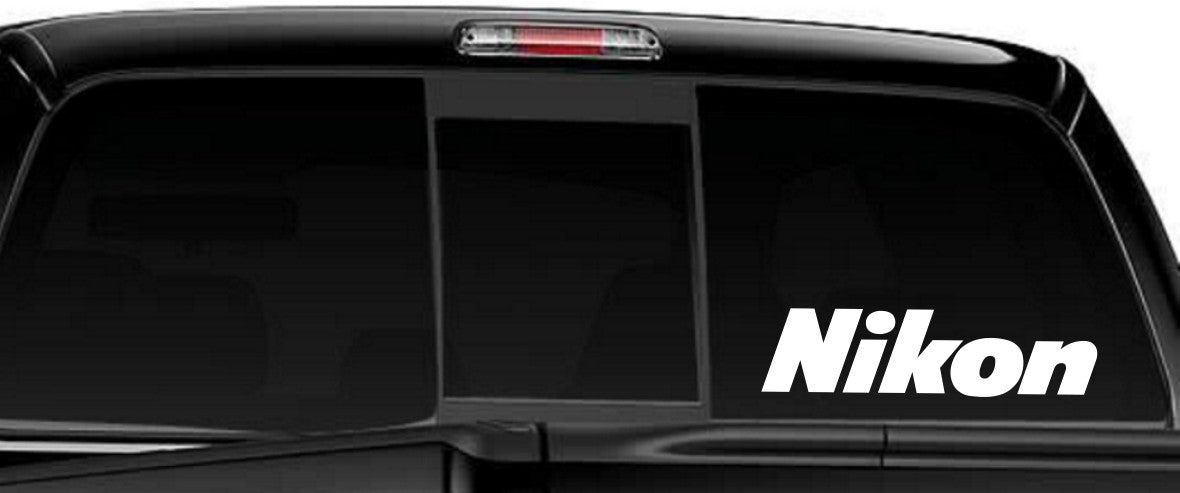 Nikon decal, sticker, car decal